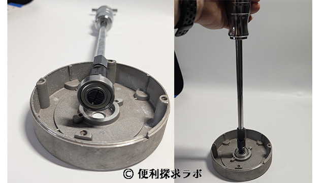 パイロットベアリングプーラーのスライドハンマーセットです。